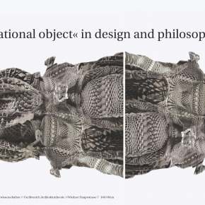 Lecture Course at TU Vienna (a-theory institute) winter 2015 // from form to spectrum – the »computational object« in design and in&nbsp;philosophy